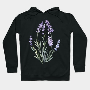 Watercolor Lavender Hoodie